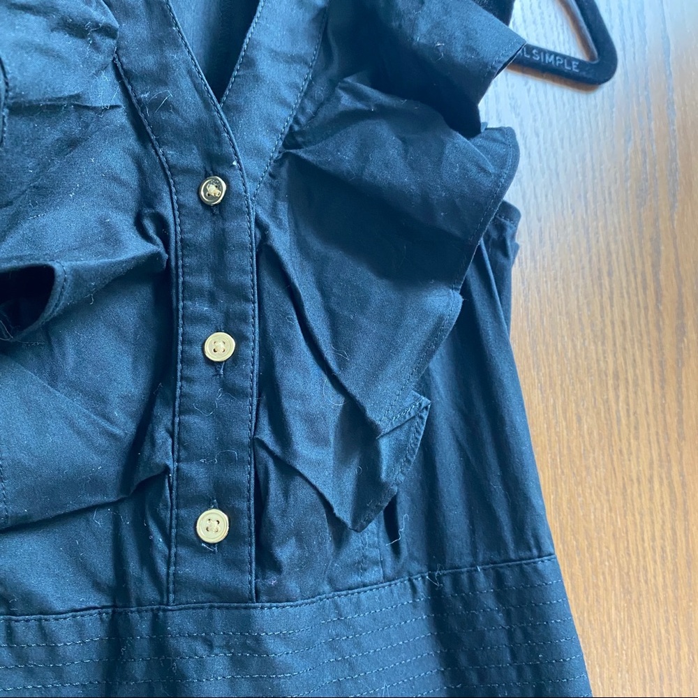 Express Ruffle Collar Dress. - Picture 2 of 7